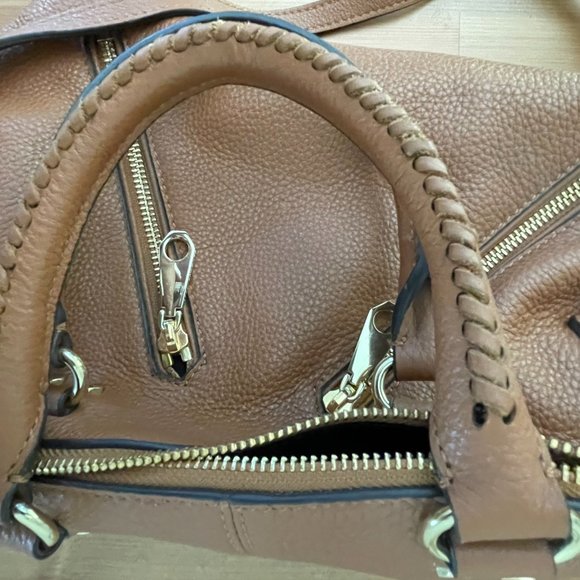 Like New Rebecca Minkoff Brown Leather Convertible Handle Bag - Picture 7 of 10